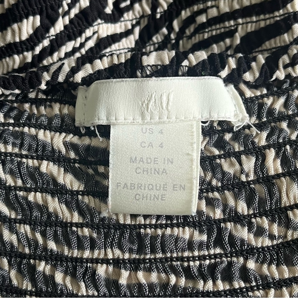 H&M Zebra Print Blouse - image 5